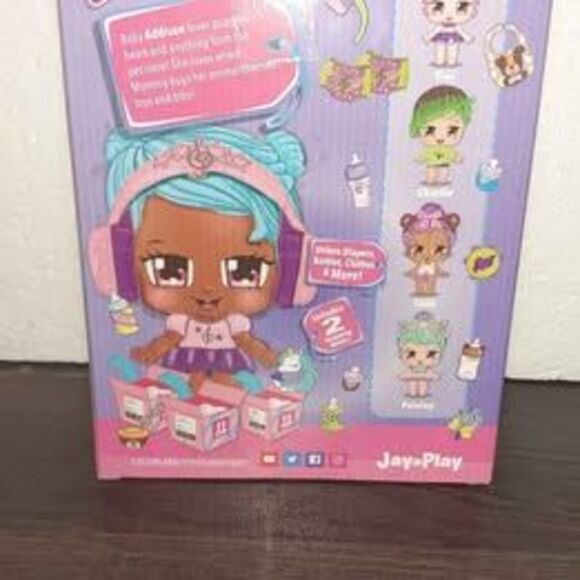 Boxy Babies Addison African American Doll with 2 Shipping Boxes - Picture 2 of 2